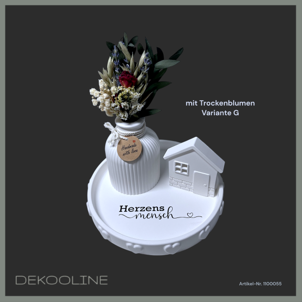 mit Trockenblumen Variante G